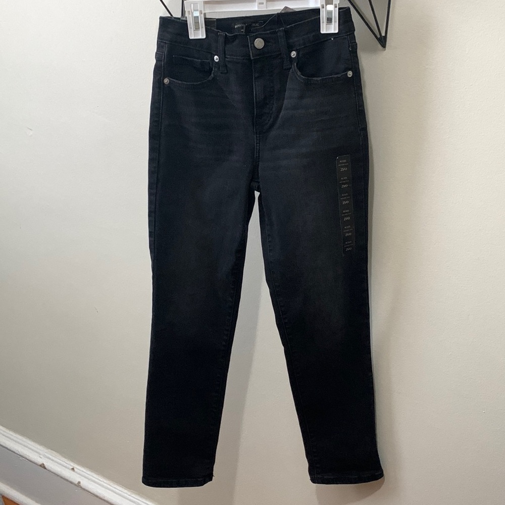 Black high rise jeans